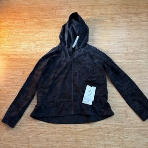 Black Camouflage Pack it up Hooded Lululemon  Jacket